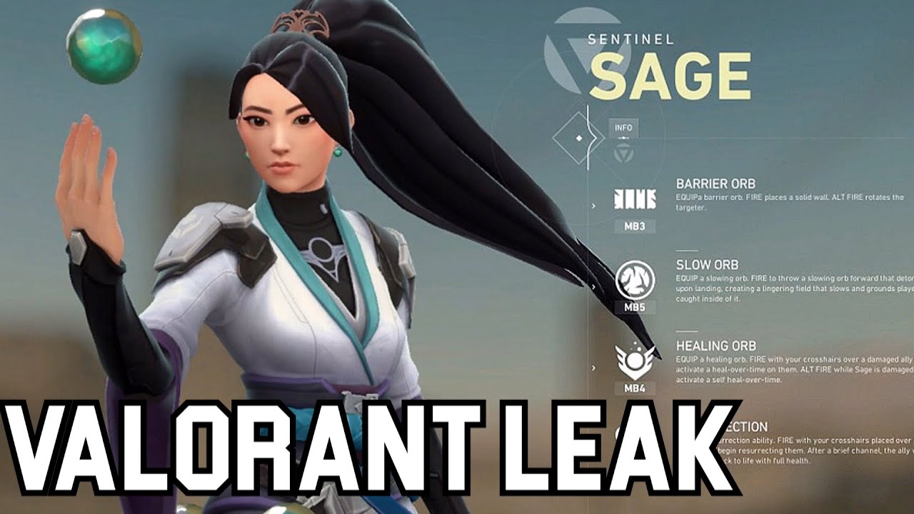 VALORANT - Sage Sentinel Abilities Leak! (Project A)