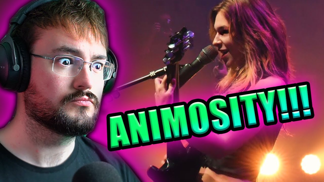 IRISH Guy REACTING To The Warning - Animosity LIVE