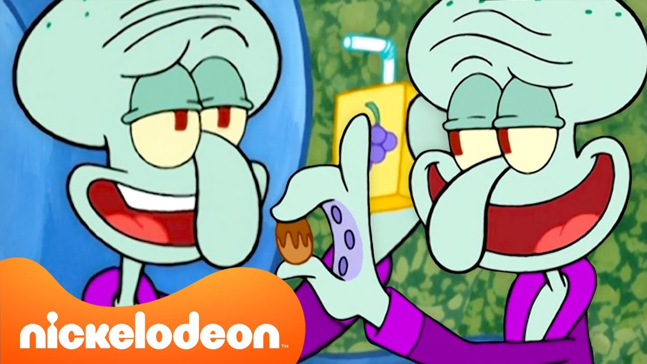 SpongeBob | Thaddäus ist 10 Minuten lang RICHTIG gechillt 😮‍💨 | Nickelodeon Deutschland