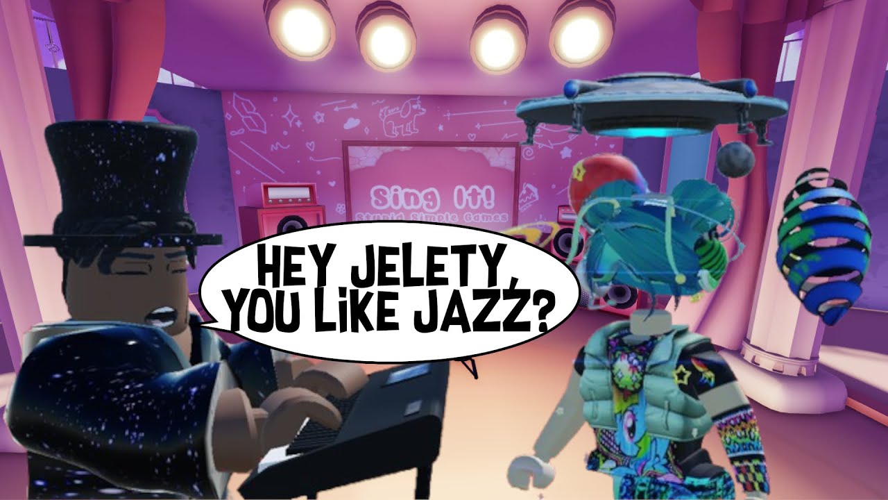 Вокальные баттлы с джазовыми исполнителями на элитных серверах Roblox Sing It: Karaoke 🎤🎹