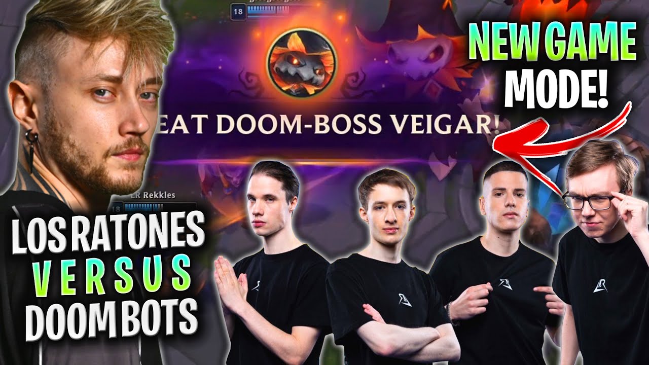 REKKLES TRYING DOOM BOTS WITH LOS RATONES! 😱NEW DOOM BOTS MODE💣 | LR REKKLES PLAYS DOOM BOTS!