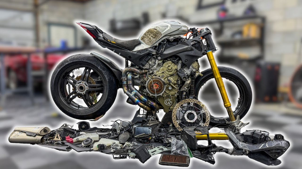 I BOUGHT A WRECKED DUCATI PANIGALE V4 SP2