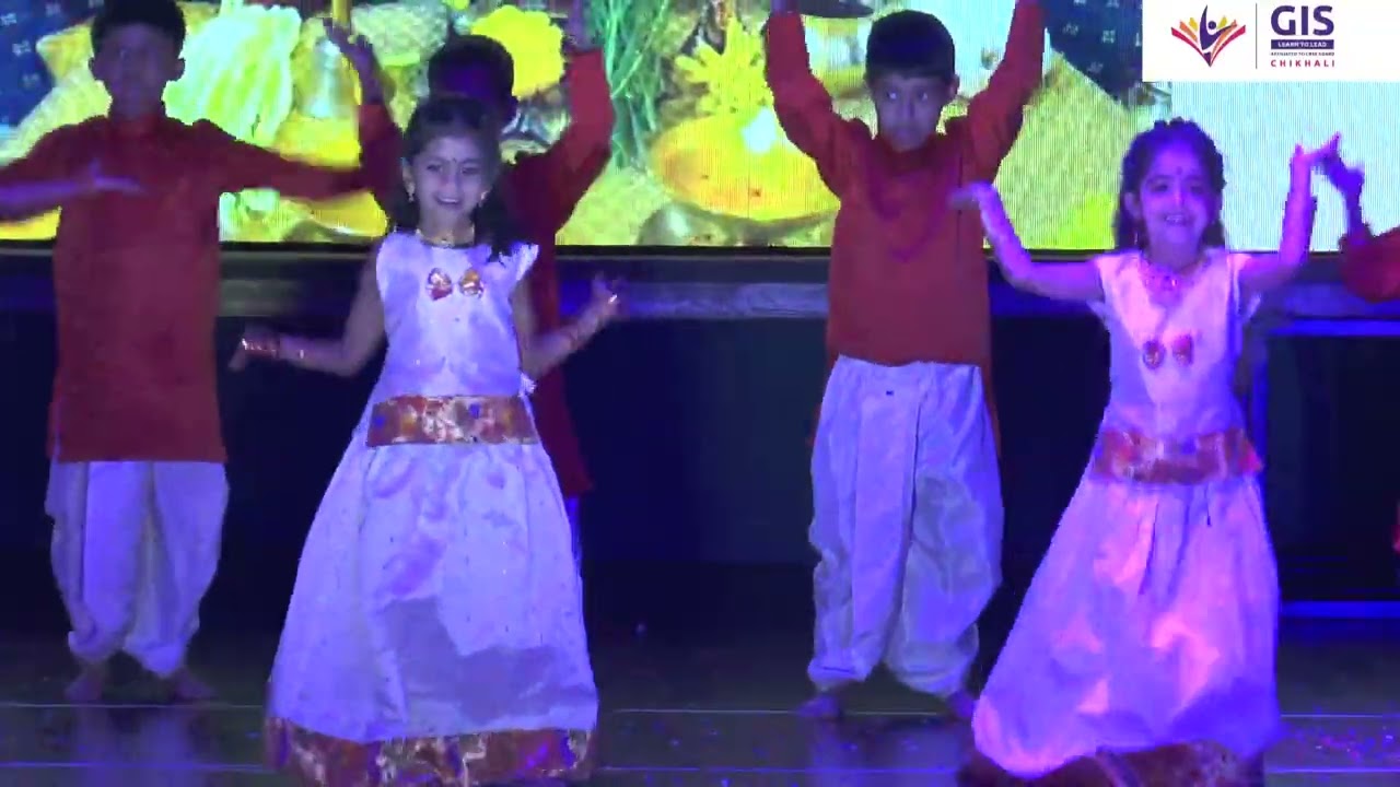 Durga Ashtmi Dance by 1st STD students