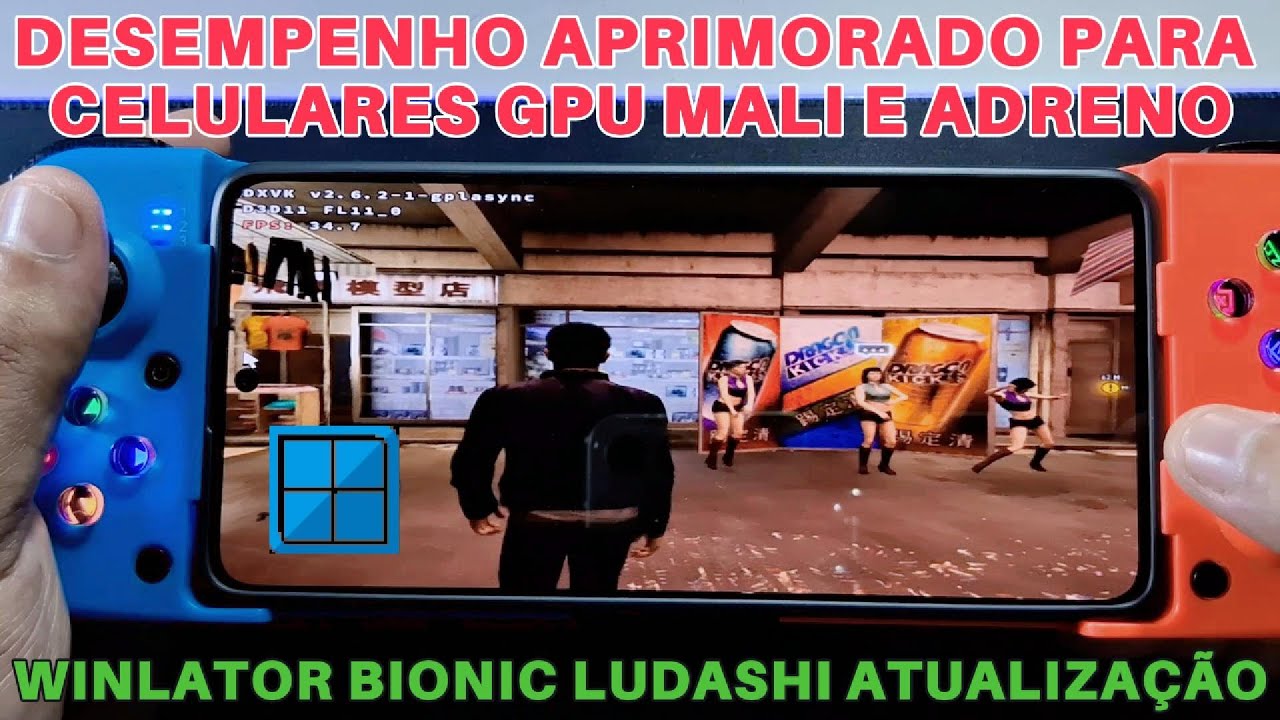 WINLATOR BIONIC LUDASHI V2.7.2 DESEMPENHO APRIMORADO PARA CELULARES GPU MALI E ADRENO!