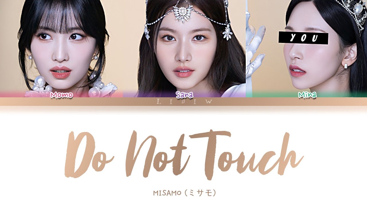 MISAMO || Do Not Touch but you are Mina (Color Coded Lyrics Karaoke)