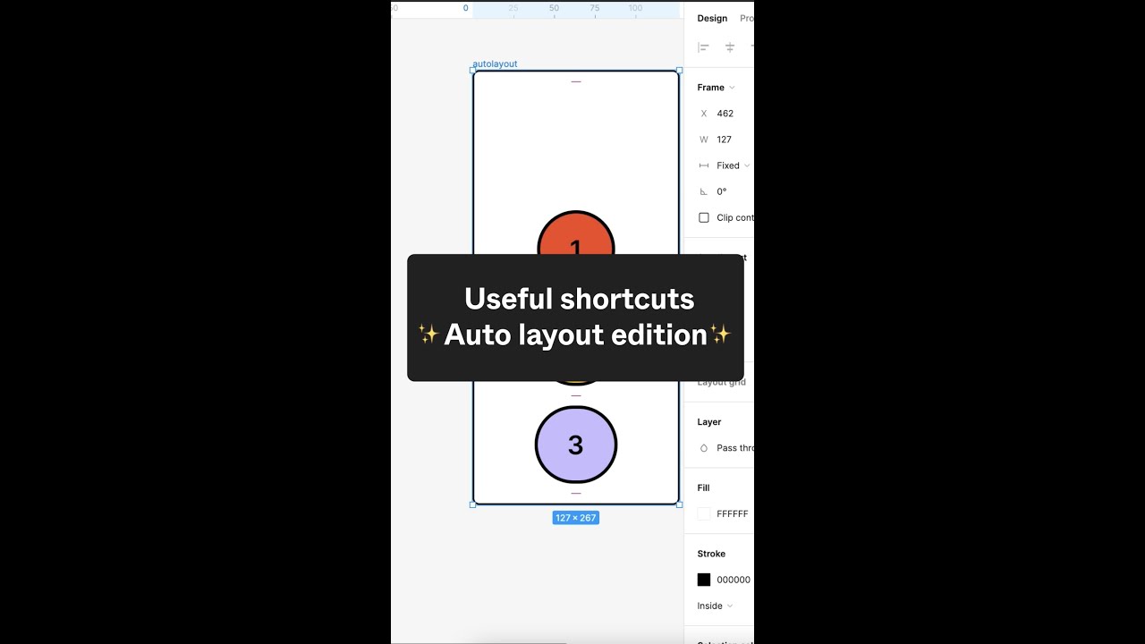 Figma shorts: 5 useful auto layout shortcuts