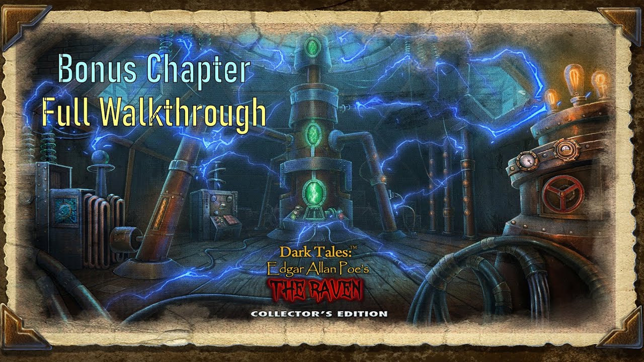 Let's Play - Dark Tales 10 - Edgar Allan Poe's The Raven - Bonus Chapter Full Walkthrough