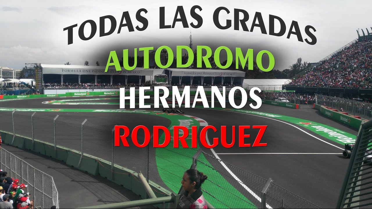 AUTODROMO HERMANOS RODRIGUEZ todas las gradas, zonas y precios
