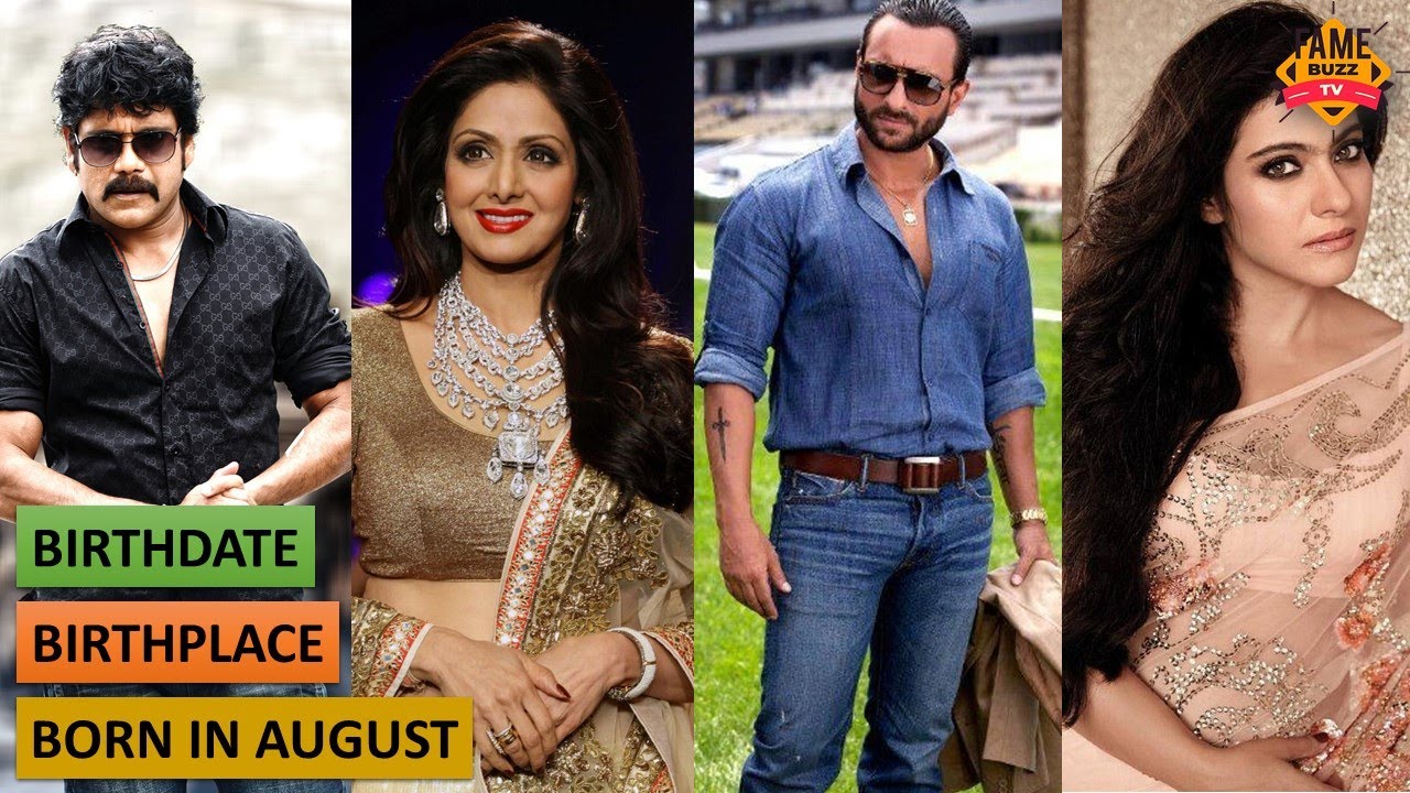 Indian Top 20+ Famous Celebrities Who Born in August | Birthdate | Birthplace
