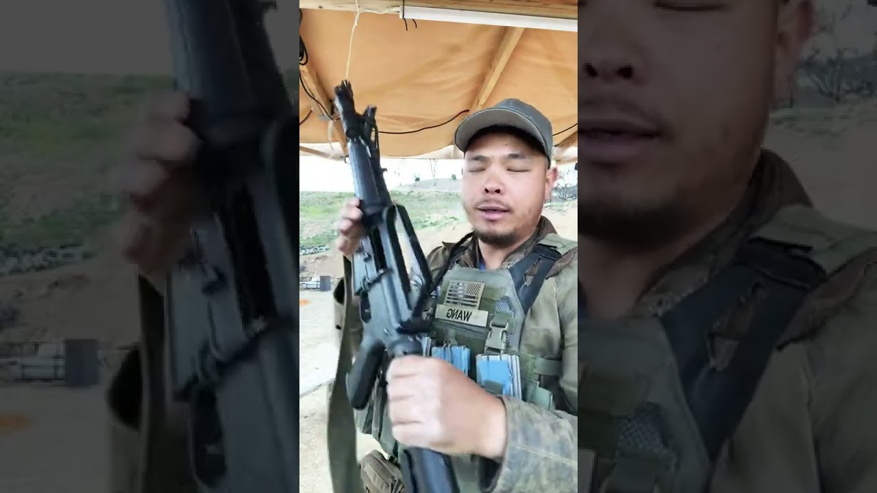 Charging handle or bolt release?