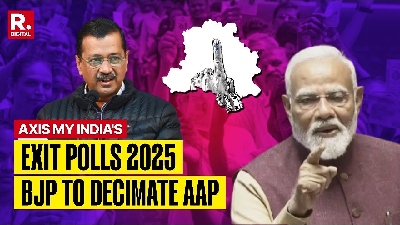 Axis My India Exit Polls: BJP Expected To Sweep Delhi | Elections 2025 | Breaking