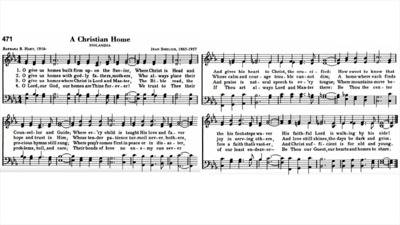 RHC 471:  A Christian Home (singing)