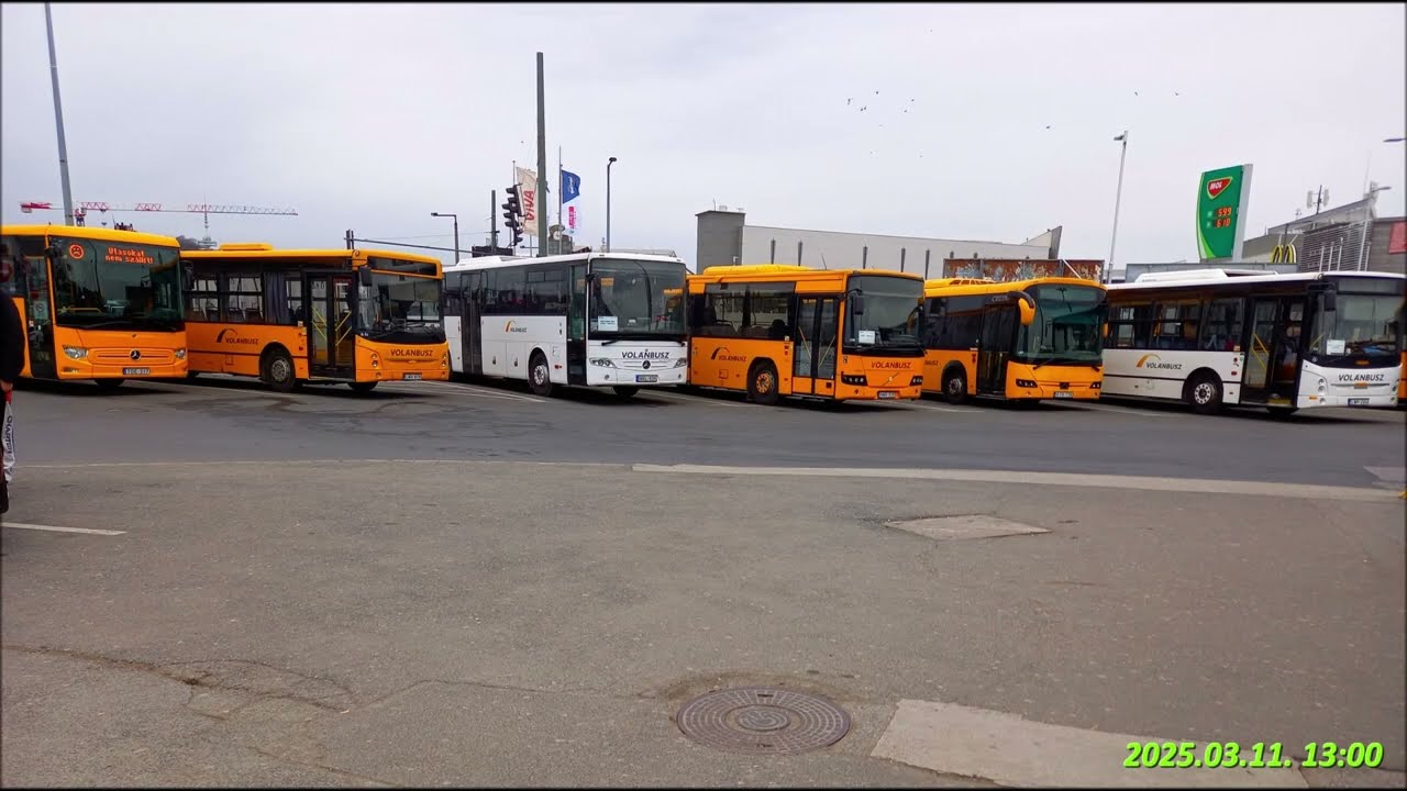 Volánbuszos csoportképek Miskolcon 2025 nyarán-őszén