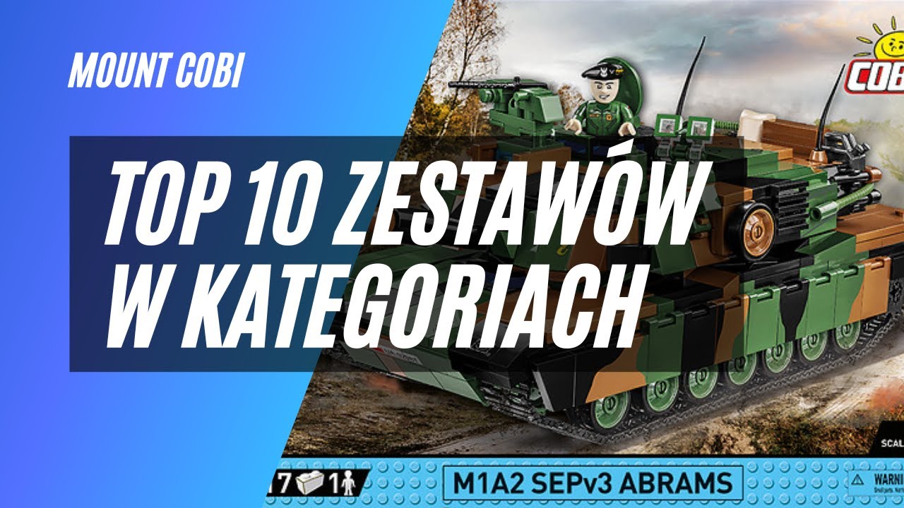 NAJLEPSZE ZESTAWY COBI 2022 - RÓŻNE KATEGORIE