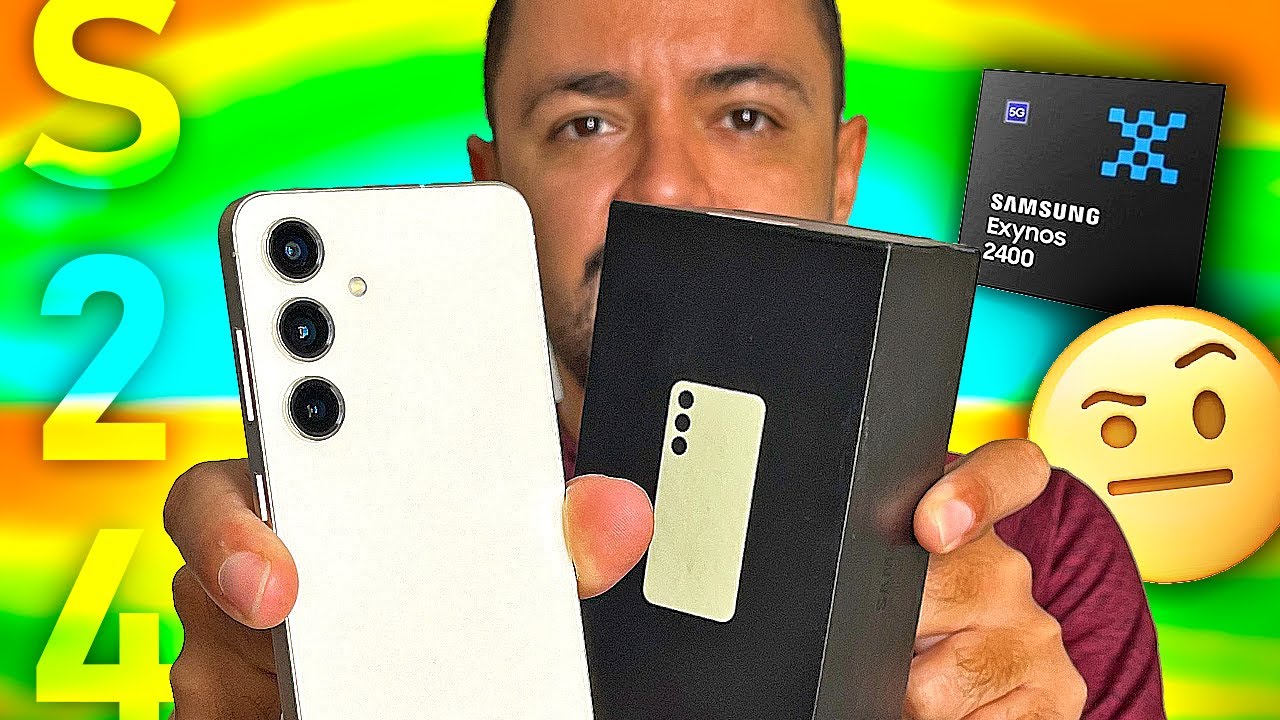 Galaxy S24 Chegou Aqui! O PEQUENO Top de Linha da Samsung! (UNBOXING)