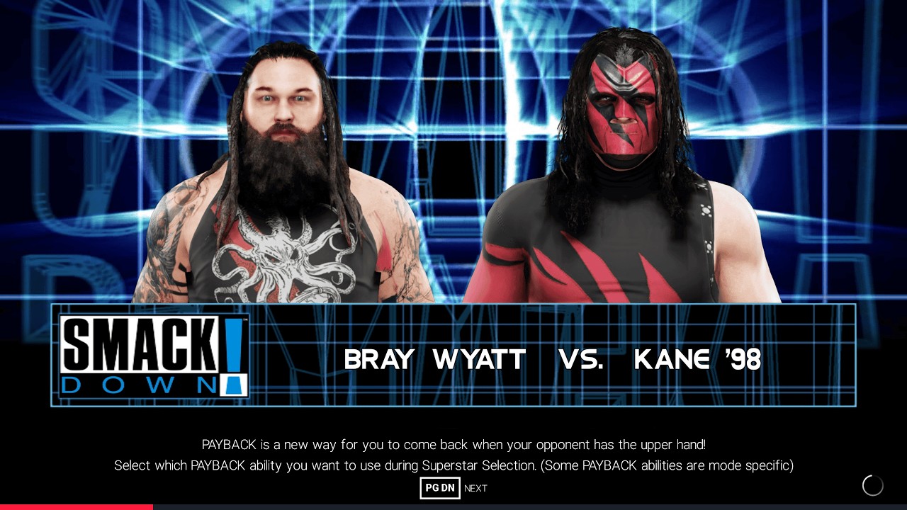 🔥 BRAY WYATT vs KANE (1998) – CPU vs CPU DREAM MATCH! | WWE 2K19 🔥4K