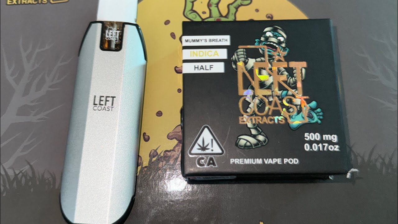 LEFT COAST LIMITED EDITION MUMMY'S BREATH POD ⚰️🔥LEFT COAST HALLOWEEN | OFF THE RADAR REVIEWS