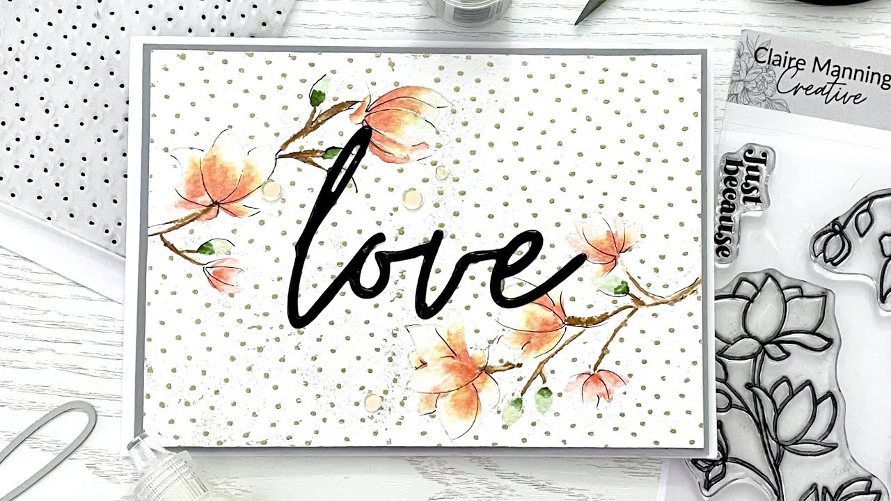Stamping & Card making | Magnolia | Ditsy Dots | Heat Embossing