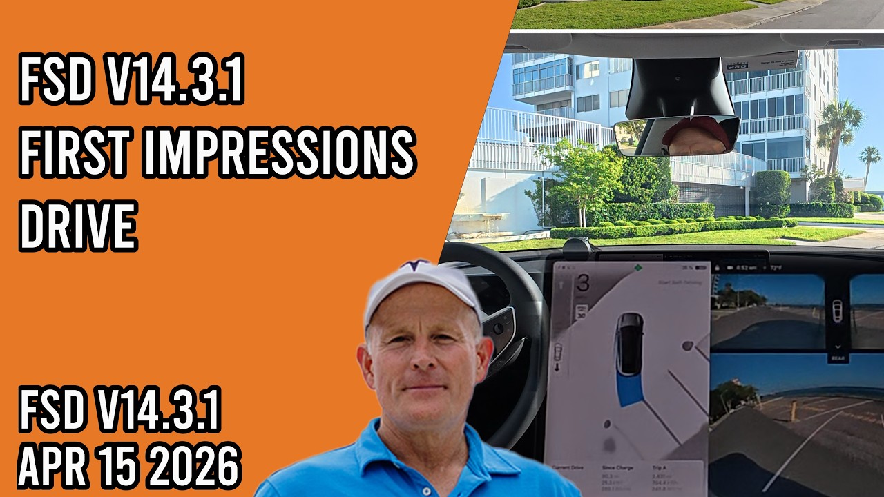 FSD v14.3.1 - Model Y Juniper - First Impressions Drive