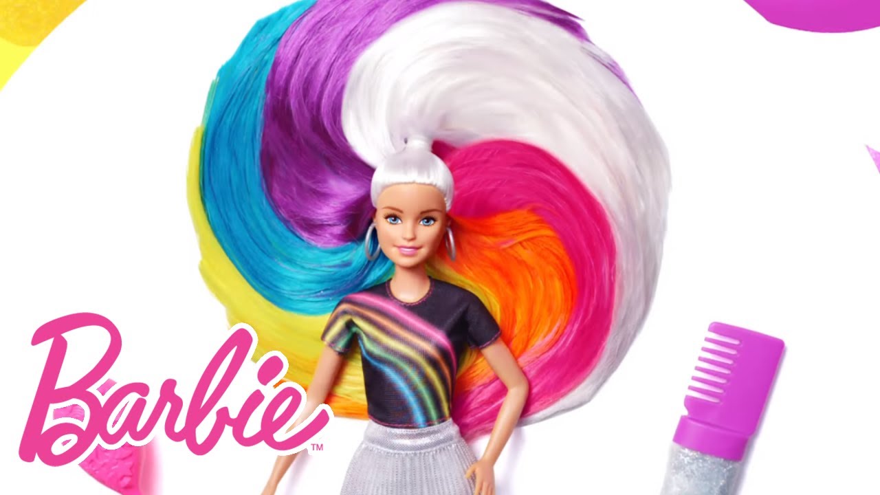 @Barbie | Rainbow Sparkle Hair