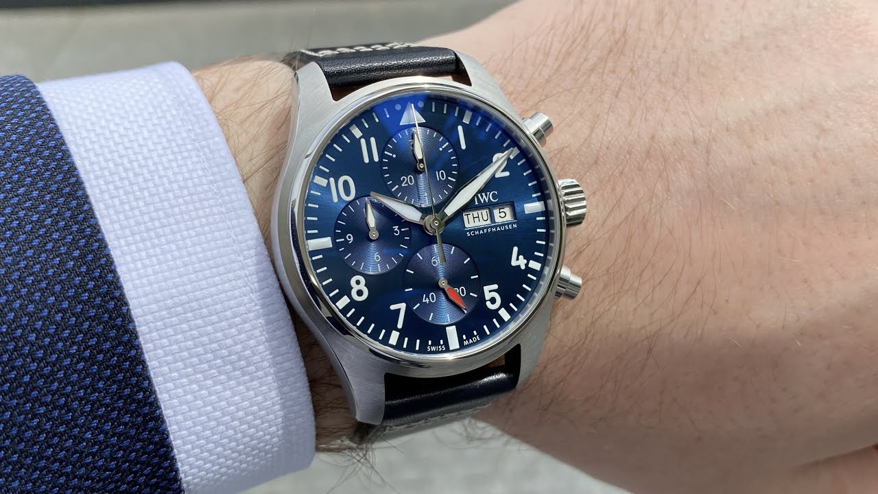IWC Pilot Chronograph 41 mm blue