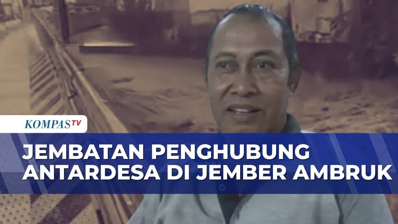 Ambruk! Jembatan Penghubung Antardesa di Jember | SAPA PAGI