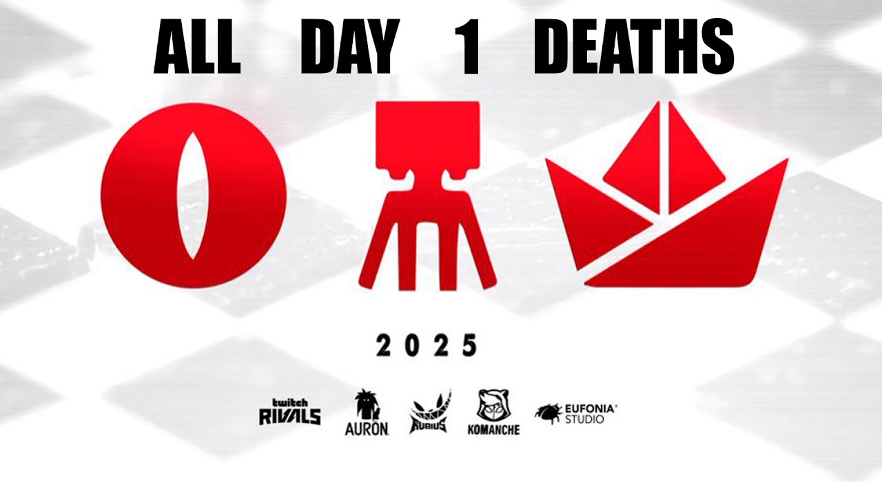 ALL DEATHS FROM SQUID CRAFT GAMES DAY 1 | Seapeekay Reacts