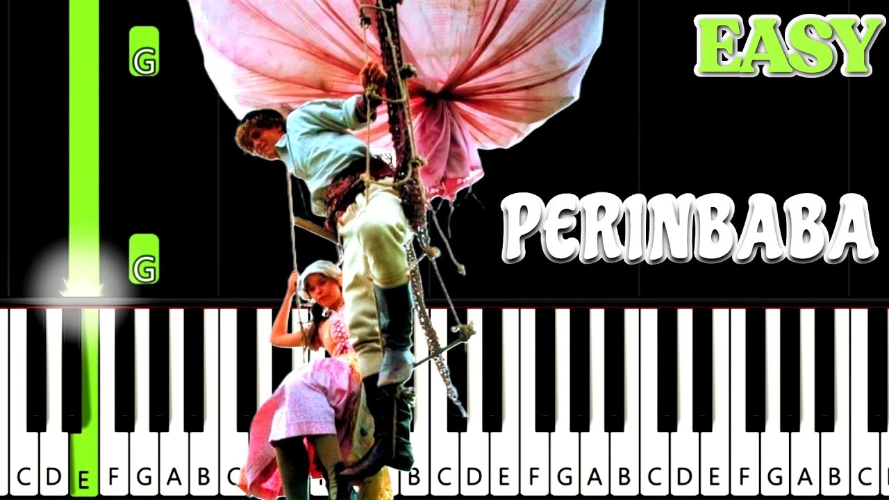 Perinbaba / Páslo dievča pávy + Perinbaba - Petr Hapka / Easy piano tutorial