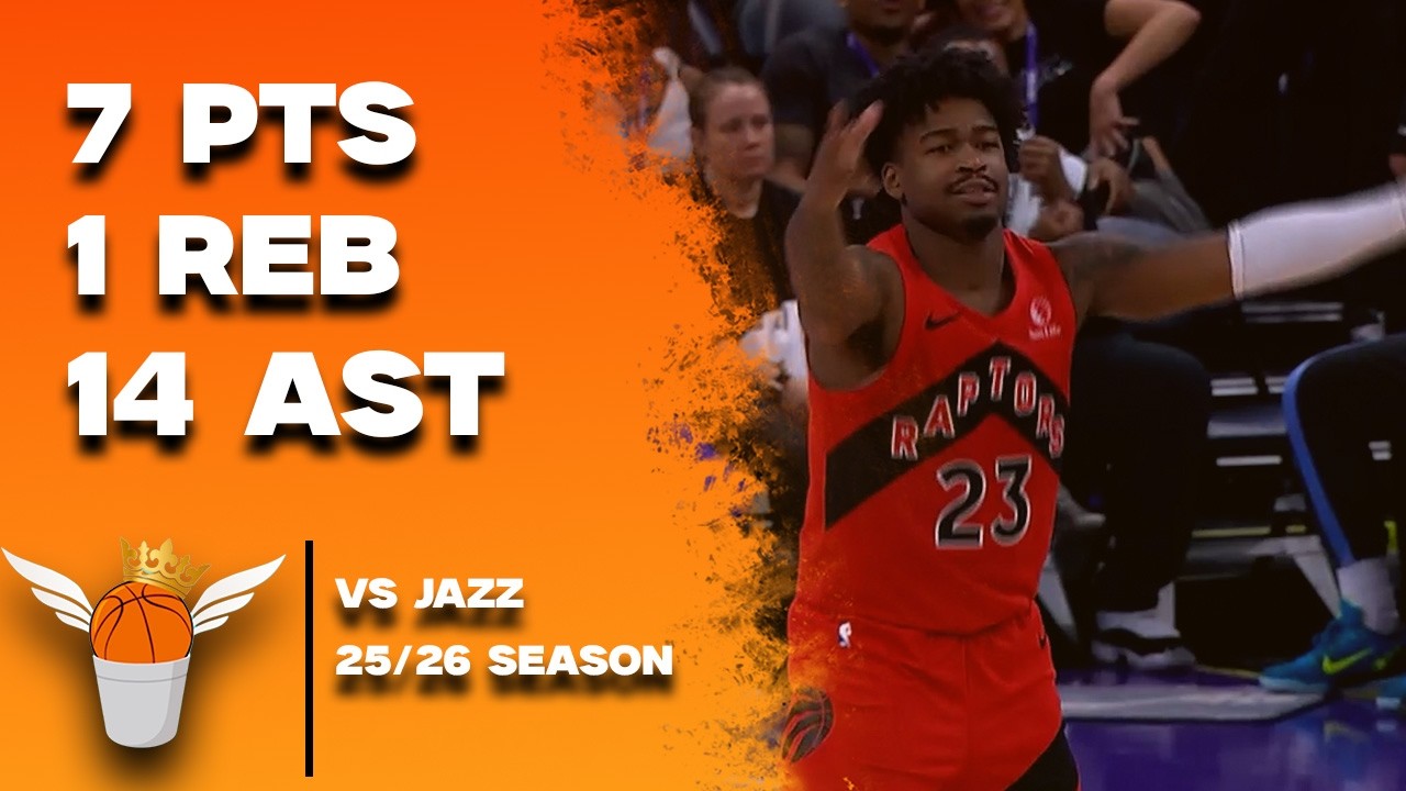 Jamal Shead 7 Points/Career High 14 Assists vs Jazz Full Highlights! (3/23/2026)