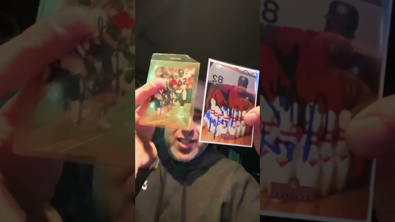 John Taylor Autographed Football Cards for my dads birthday 