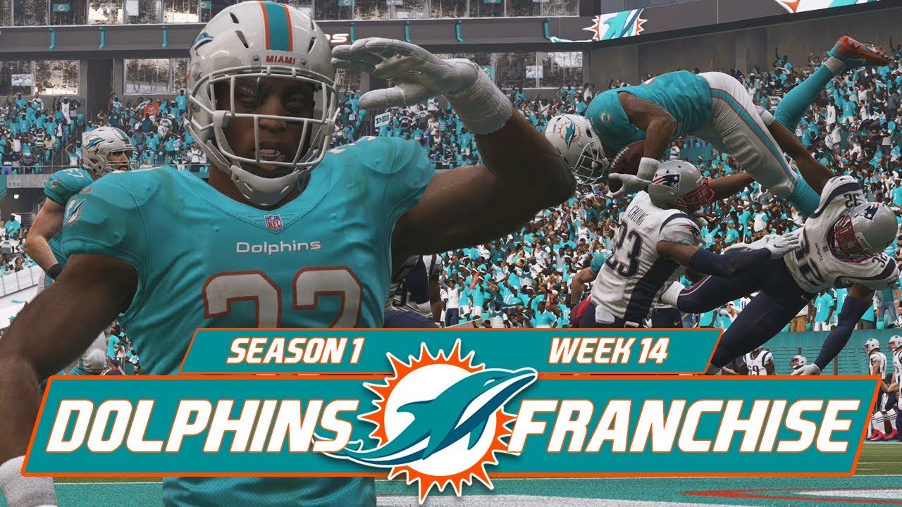 Madden NFL 19 - Dolphins Franchise Ep. 14 - Week 14 vs Patriots [Season 1]
