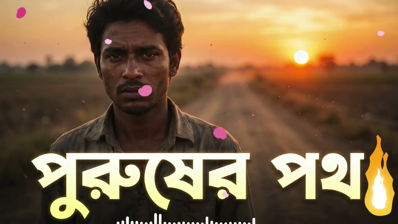 পুরুষের পথ | Heart Touching Bengali Male Life Struggle Song