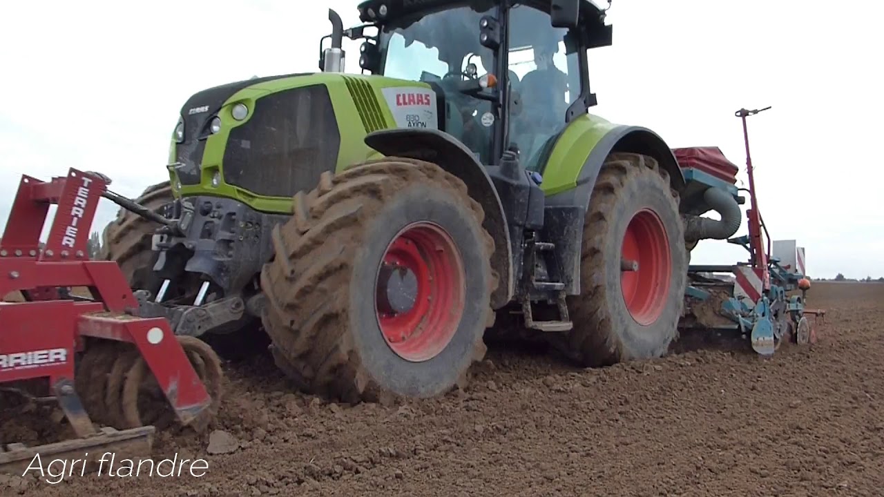 labour et semis de blé-2019//claas//sulky//kuhn