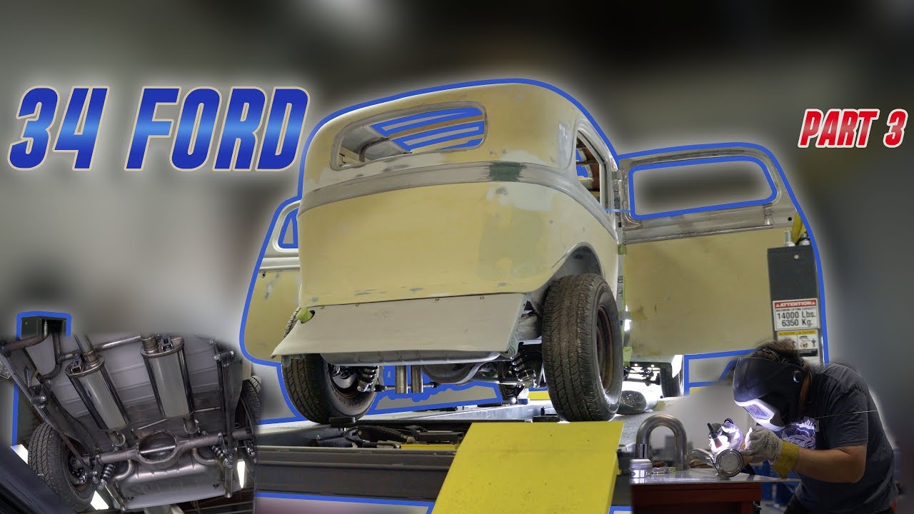 34 Ford Build | Part 3 | Custom exhaust fabrication