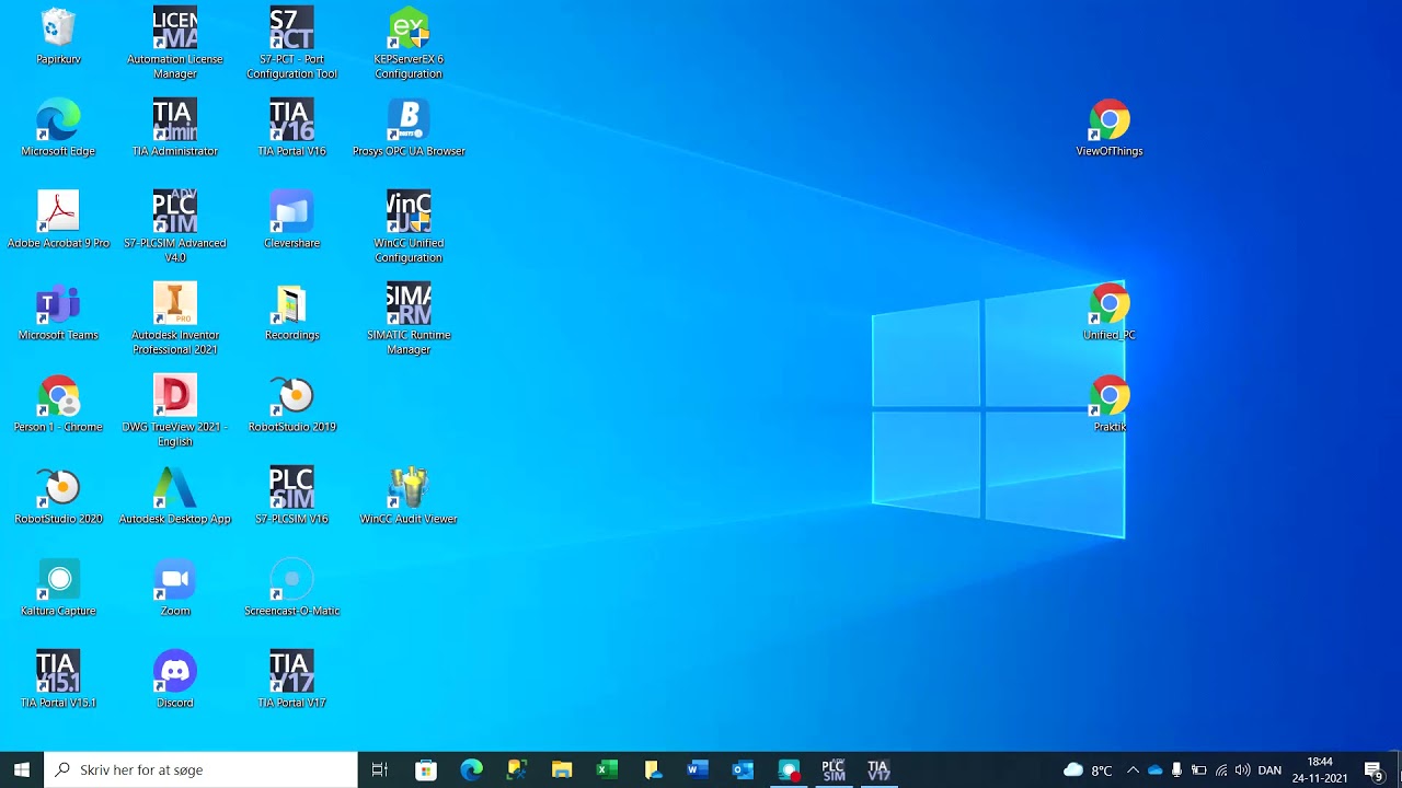 WinCC Unfied PC PLCSIM Advanced to Emulate3D