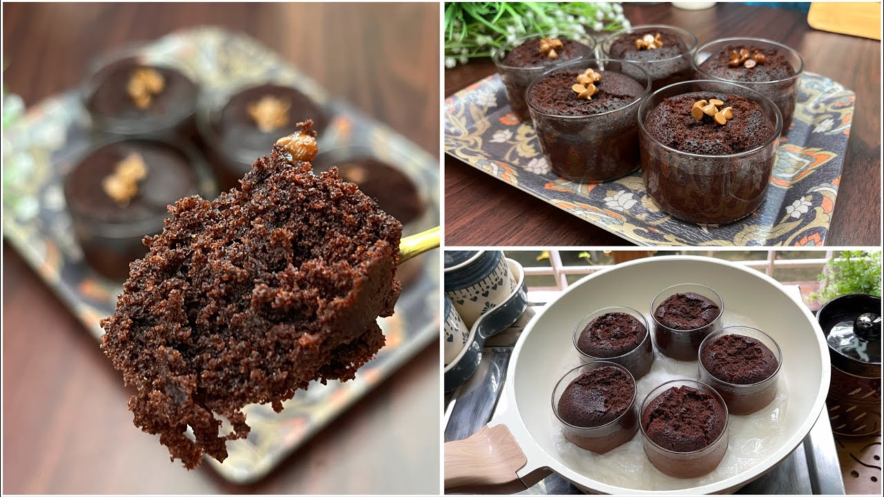 Ragi Steamed Mini Cakes | No Maida,Egg ,Curd, Yogurt No Gluten Healthy Viral Millet Cake No Steamer