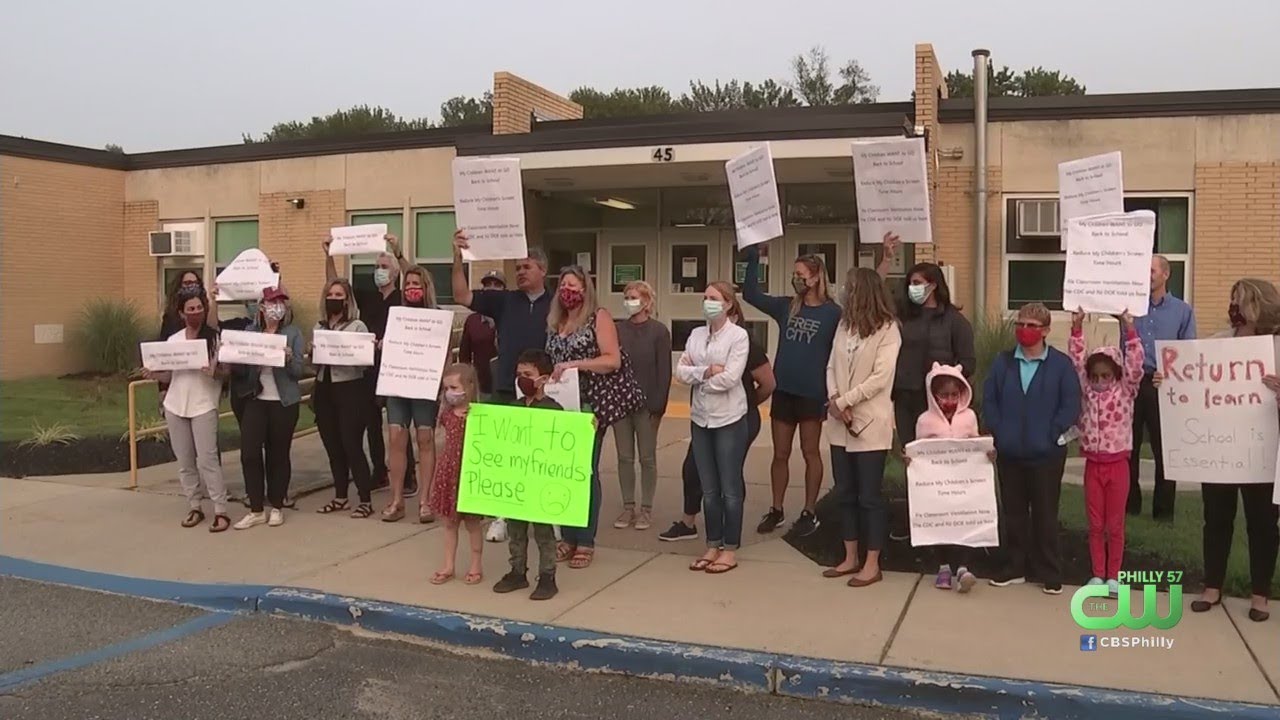 Cherry Hill Families Protest School District's Decision To Start Year Online