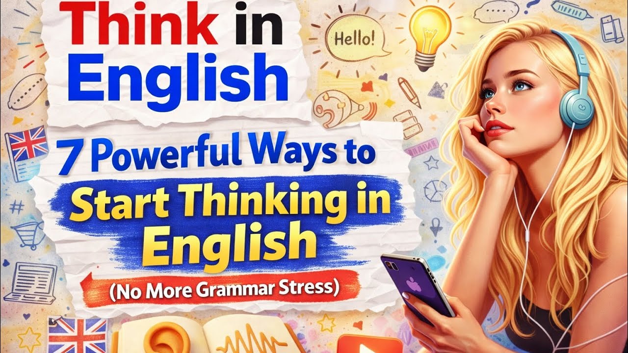7 Powerful Ways to Start Thinking in English (No More Grammar Stress)