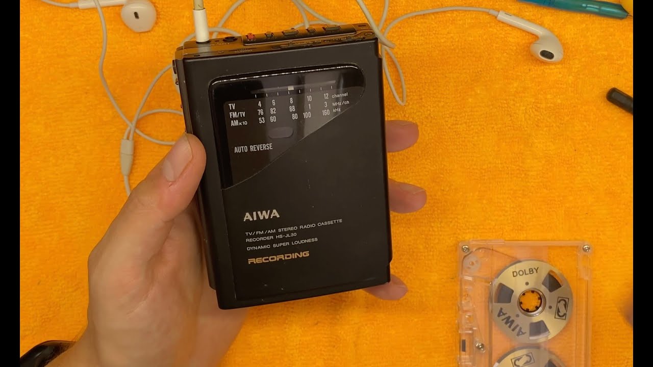 AIWA HS-JL30 walkman - cassette player repair fix #diy #repair #japan special E0040