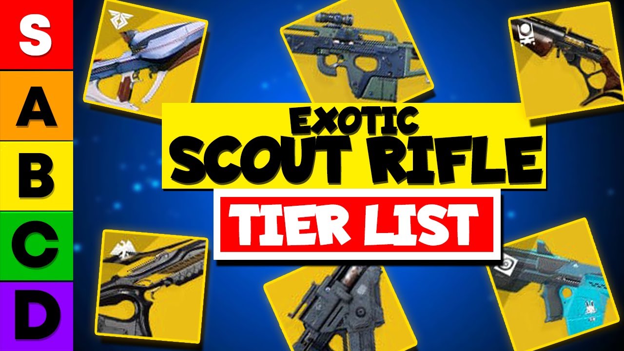 DESTINY 2 EXOTIC SCOUT RIFLE TIER LIST