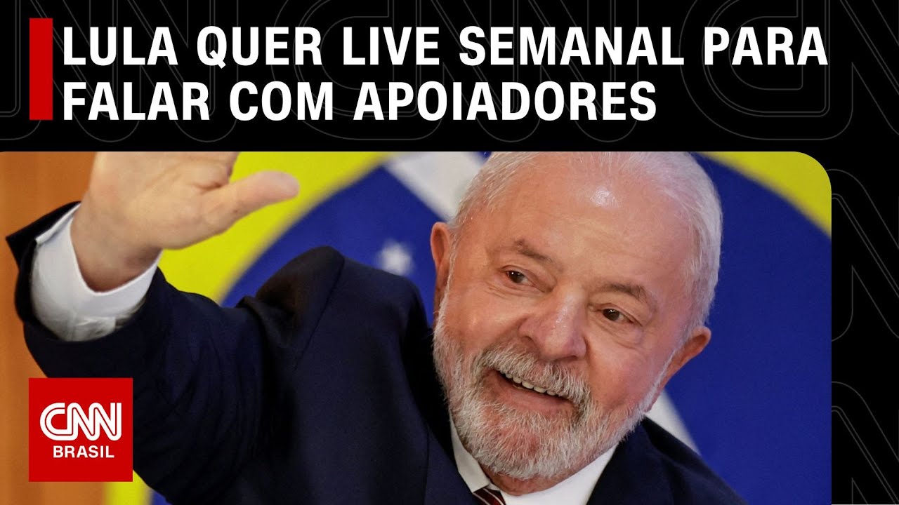 Lula quer live semanal para falar com apoiadores | LIVE CNN