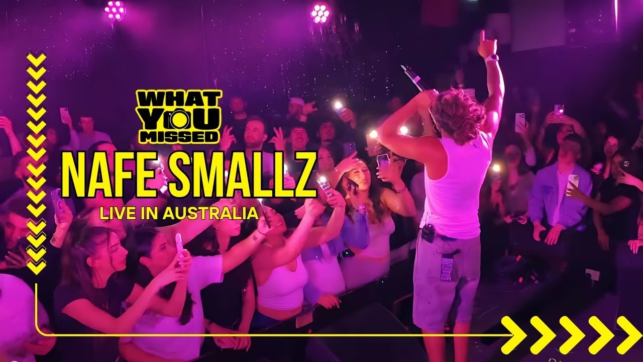 Nafe Smallz Live In Melbourne Australia @ First Headline Show & Brings Out Day1 - What You Missed