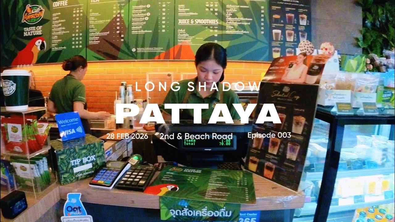 Pattaya in the Morning - Walk with Long Shadow - Episode 003