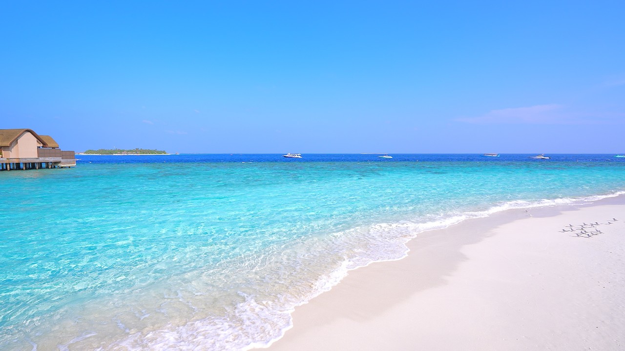 🏝 Beach Screensaver From a Tropical Remote Island Paradise