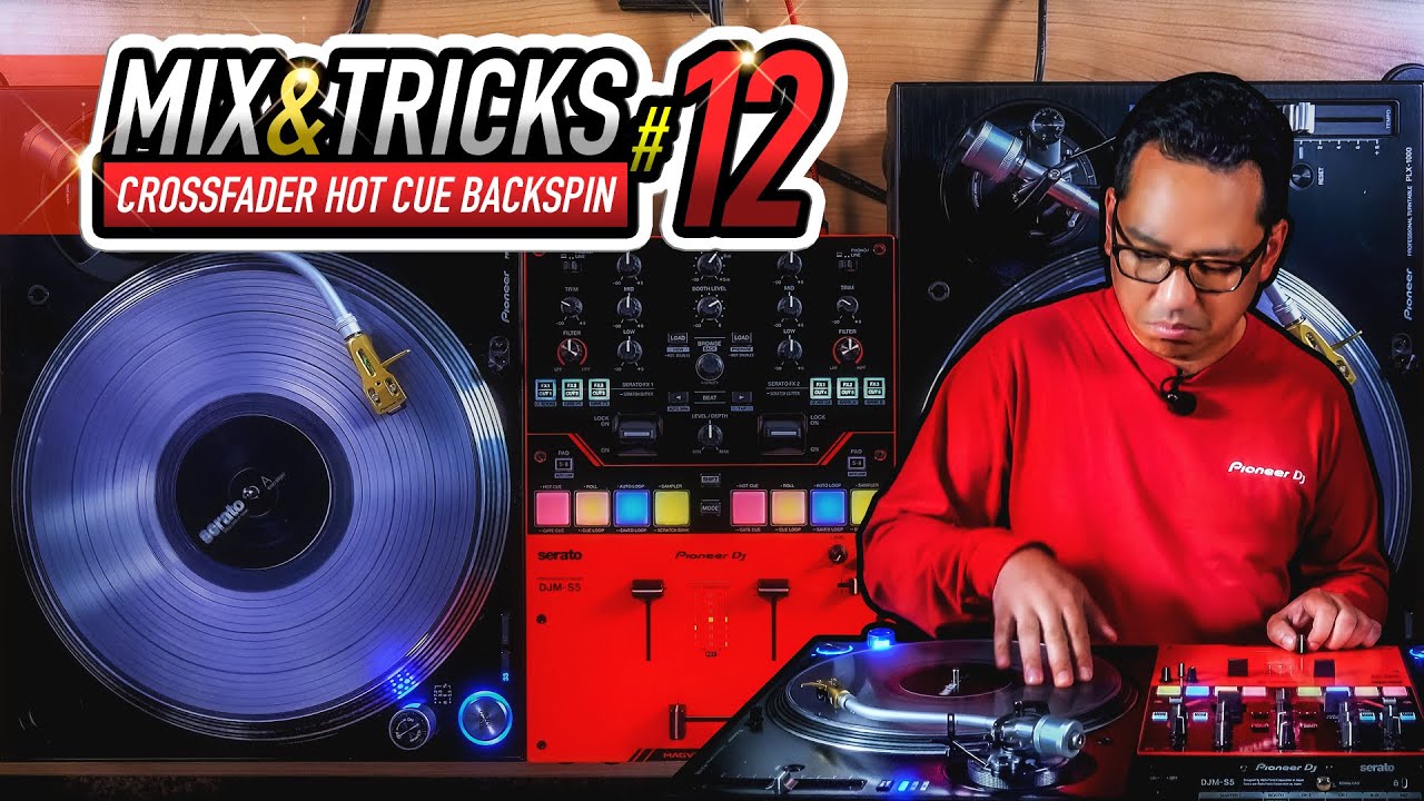 DJM-S5 Beat Juggling w/ Crossfader Hot Cue (Backspin) | Mix & Tricks #12