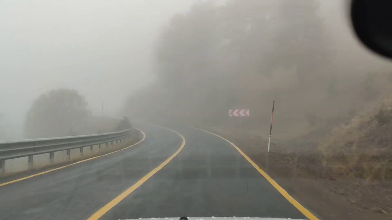 Kars'tan Artvin'e Karlı Yollarda Çam Geçidi Time Lapse.