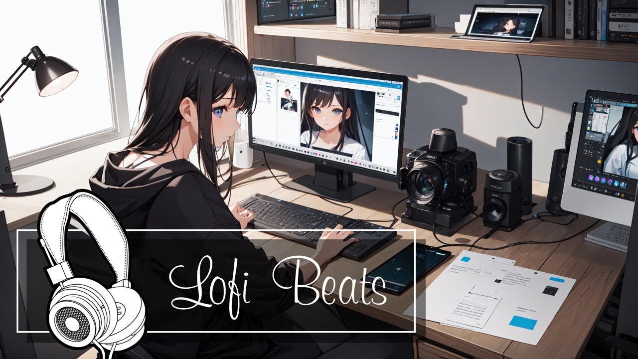 Photo Editing Vibes 📷 | Laid-back LoFi for Creative Enhancements 🖼️