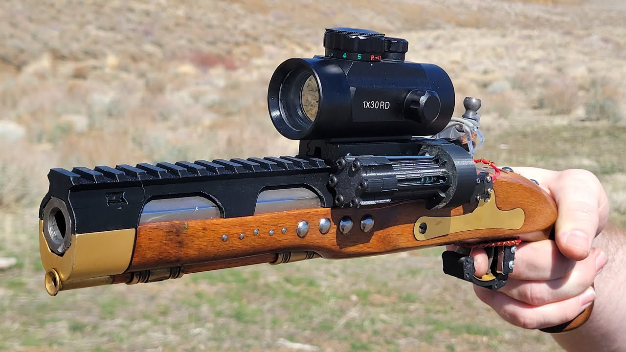 Electric flintlock pistol build and shoot