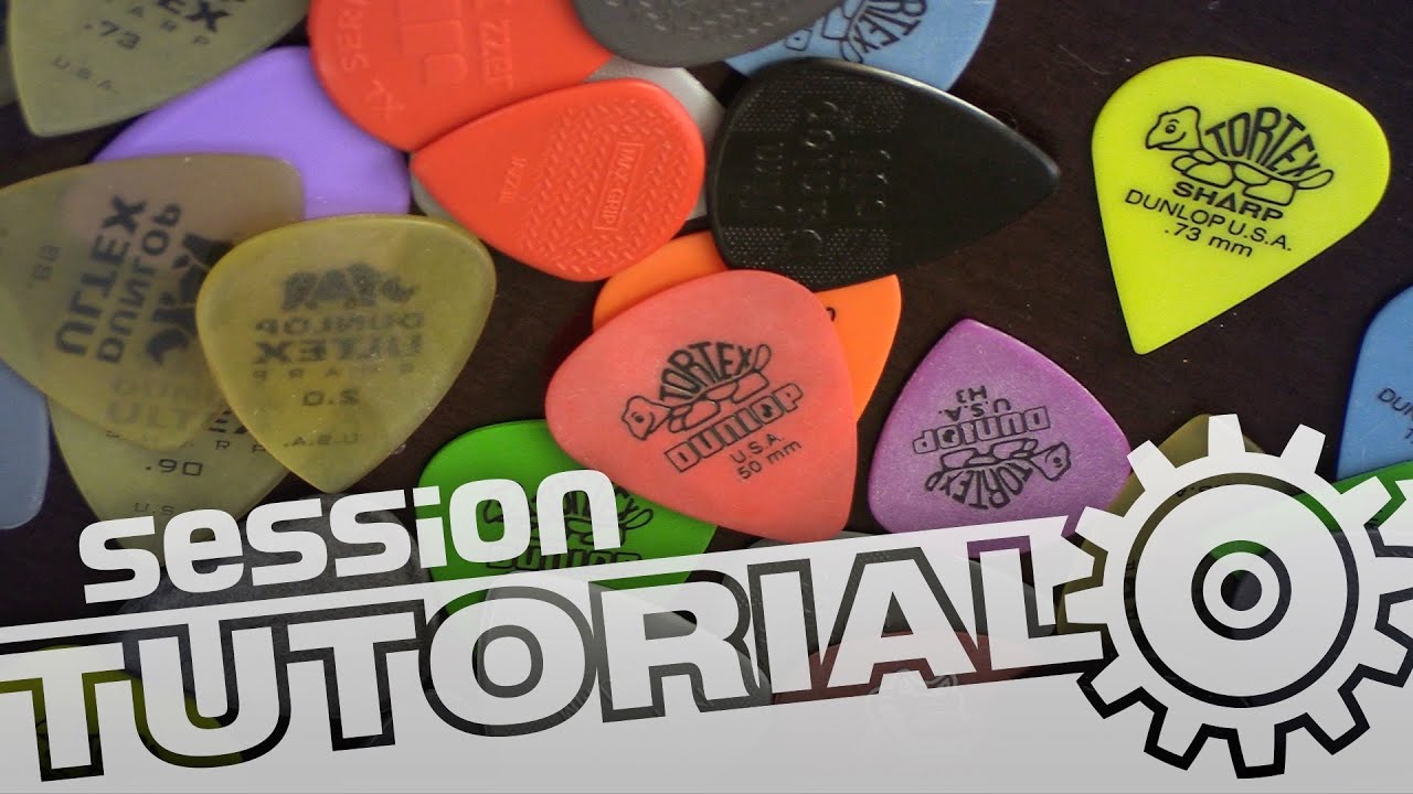 Plektrum, Plec, Pick & Plättchen - Wie finde ich das richtige für mich? | session Tutorial