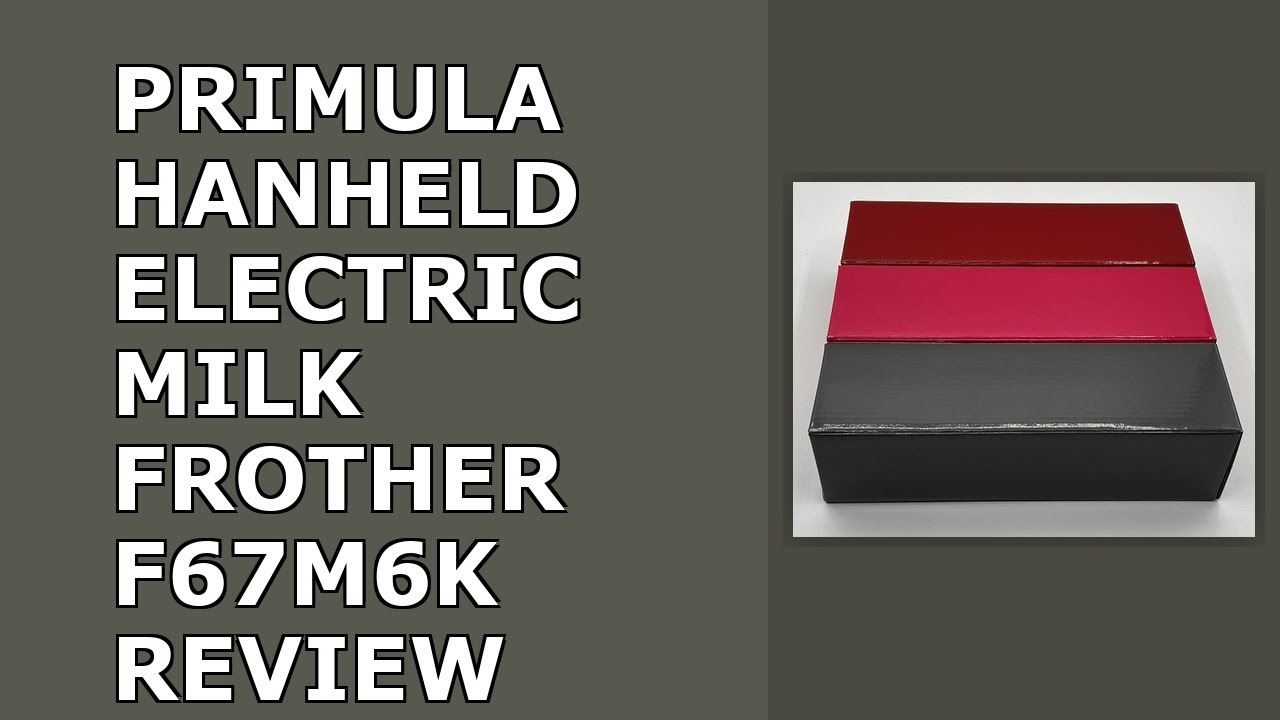 Primula Hanheld Electric Milk Frother with Stand, Foam Maker, Stainless Whisk, Drink Mixer, Review
